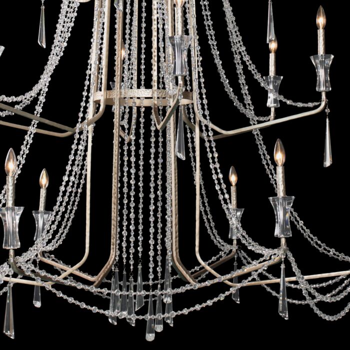 Barcelona 18-Light Chandelier in Transcend Silver