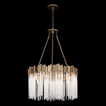 Matrix 10-Light Pendant in Havana Gold