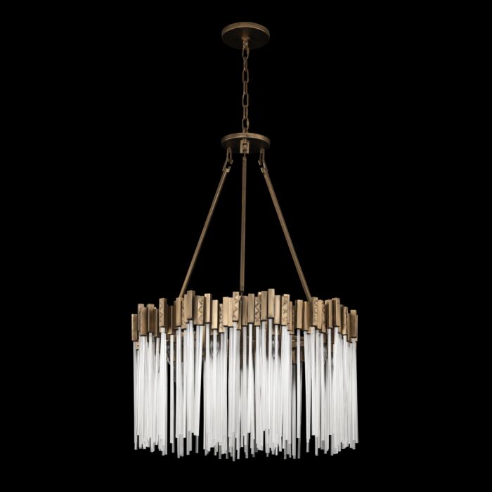 Matrix 10-Light Pendant in Havana Gold