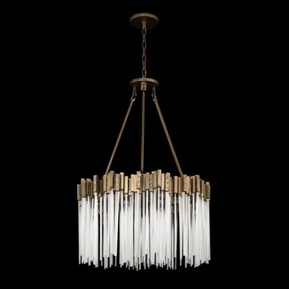 Matrix 10-Light Pendant in Havana Gold