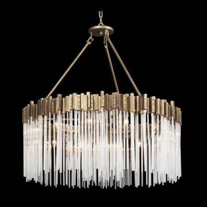 Matrix 12-Light Pendant in Havana Gold