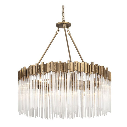 Matrix 12-Light Pendant in Havana Gold