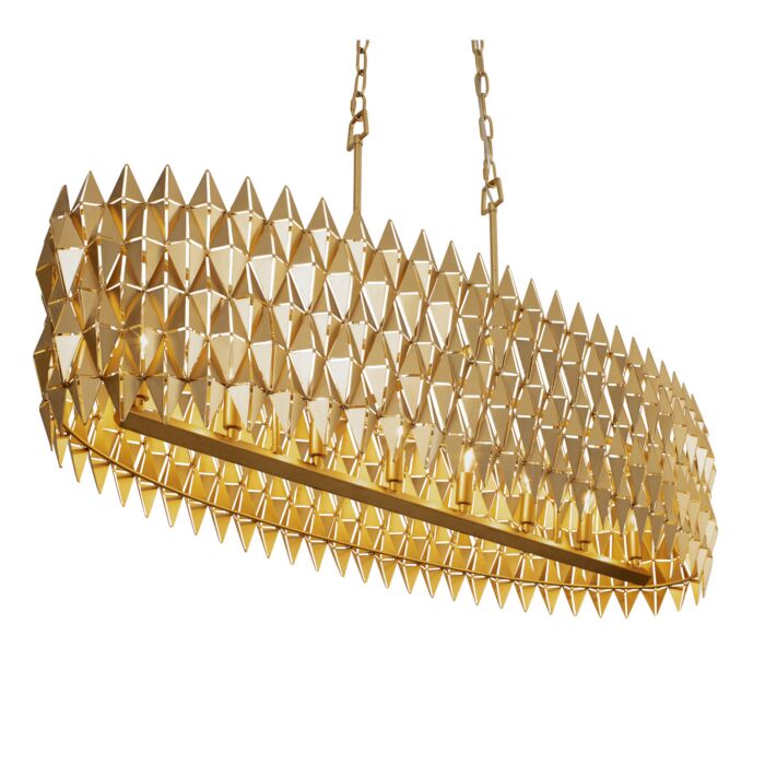 Forever 8-Light Pendant in French Gold