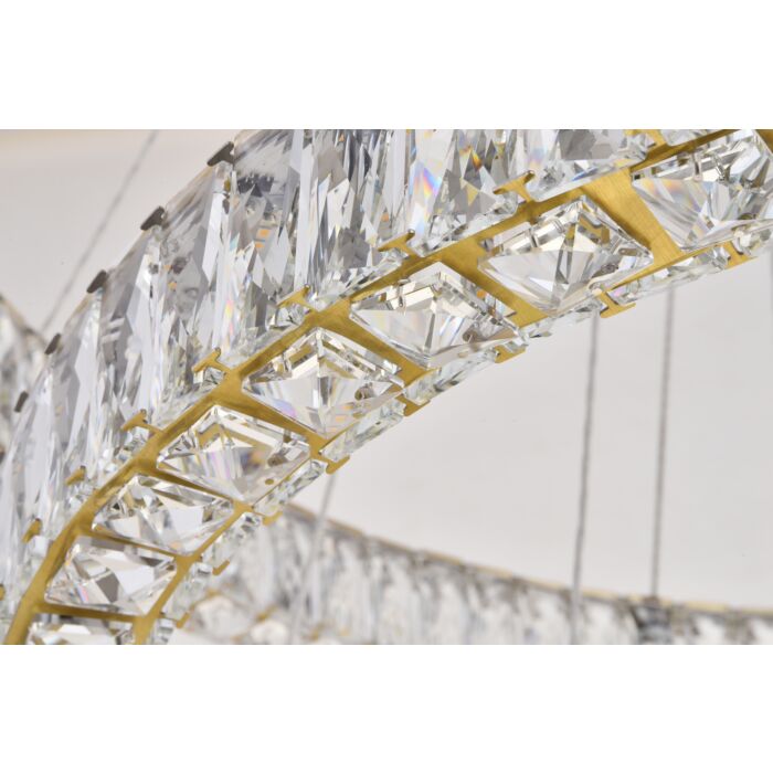 Monroe LED Chandelier in Gold