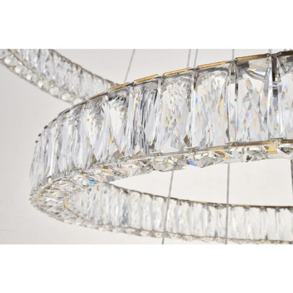 Monroe LED Chandelier in Gold