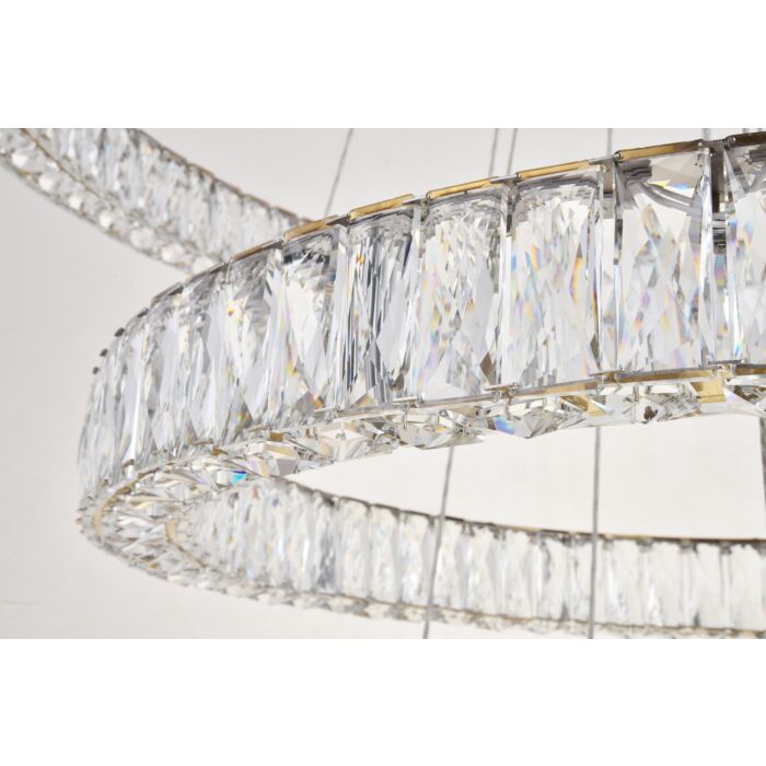 Monroe LED Chandelier in Gold