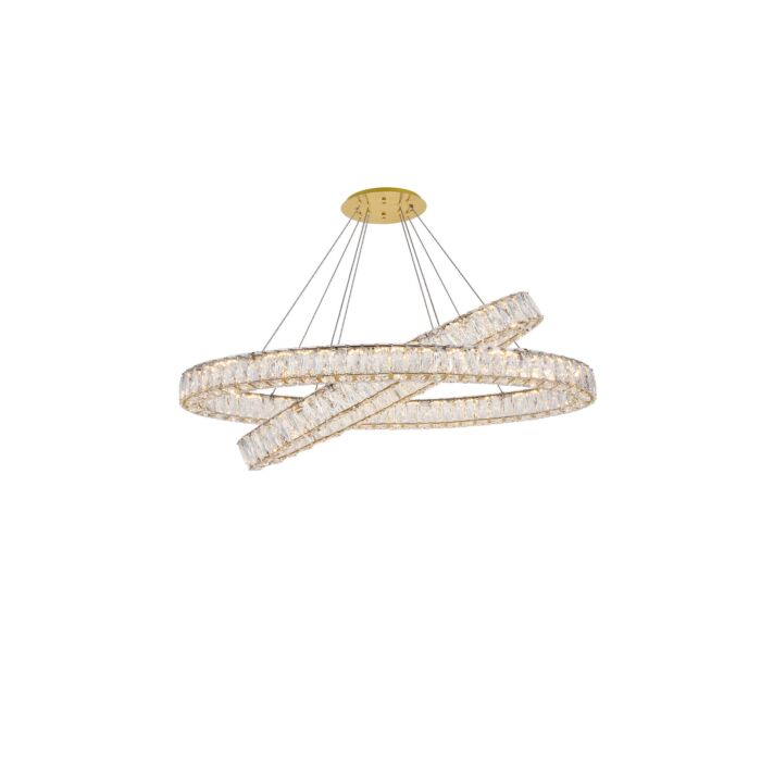 Monroe LED Chandelier in Gold