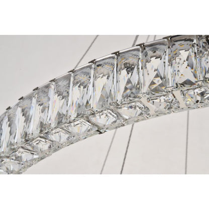 Monroe LED Chandelier in Chrome