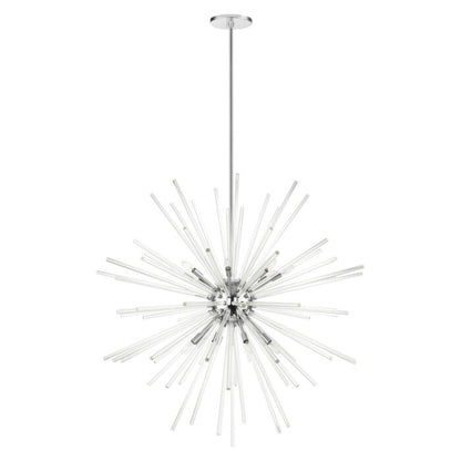 Utopia 16-Light Foyer Pendant in Polished Chrome