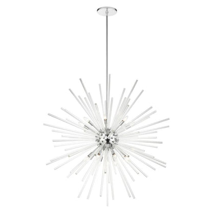 Utopia 16-Light Foyer Pendant in Polished Chrome