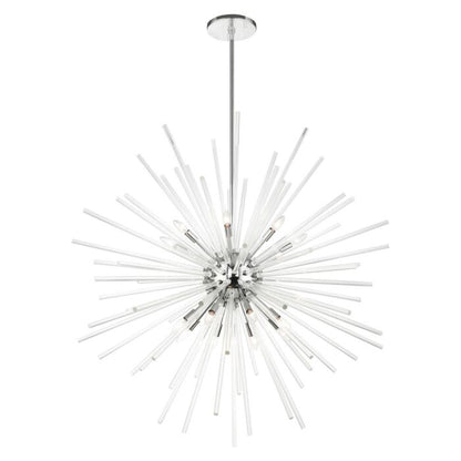 Utopia 16-Light Foyer Pendant in Polished Chrome