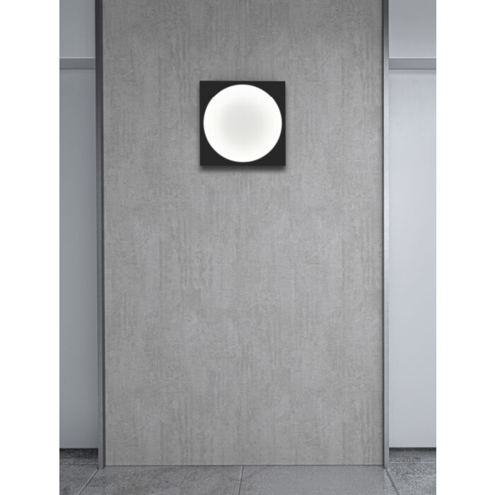 Vuoto 1-Light LED Wall Sconce in Satin Black