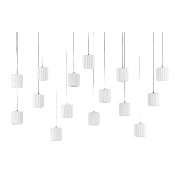 Dove 15-Light 1Pendant in White