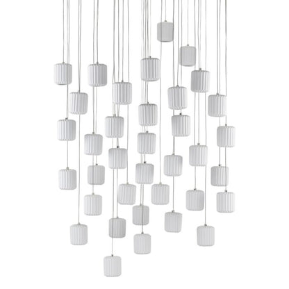 Dove 36-Light 3Pendant in White