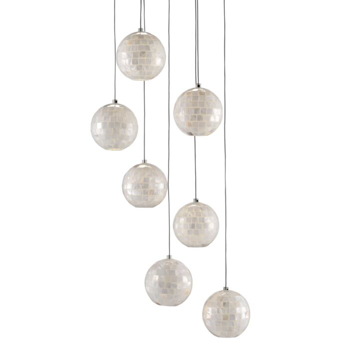 Finhorn 7-Light Pendant in Pearl