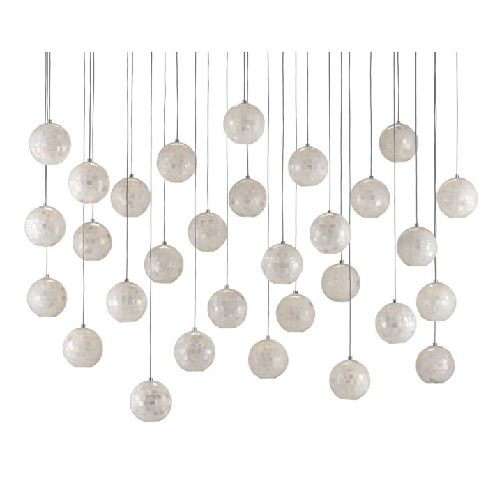 Finhorn 30-Light Pendant in Pearl