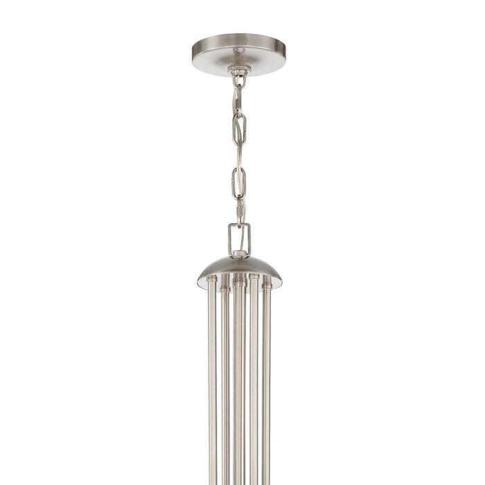 Clover 24-Light Chandelier in Brushed Nickel