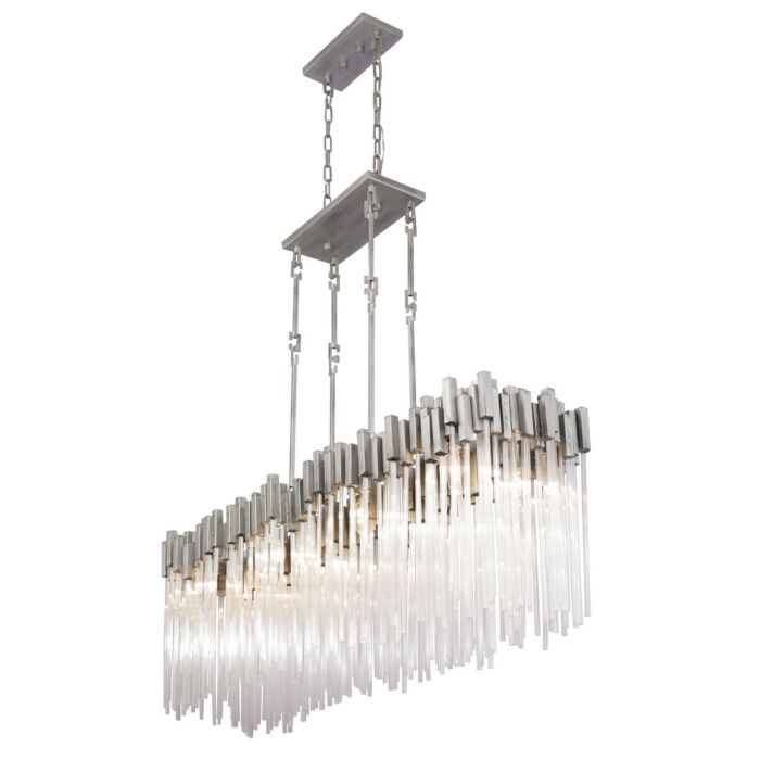 Matrix 8-Light Linear Pendant in Rainy Night