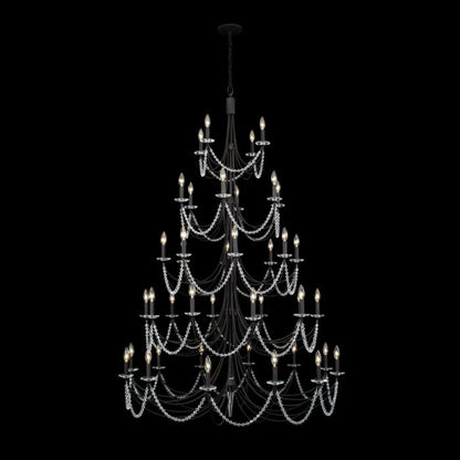 Brentwood 40-Light Chandelier in Carbon