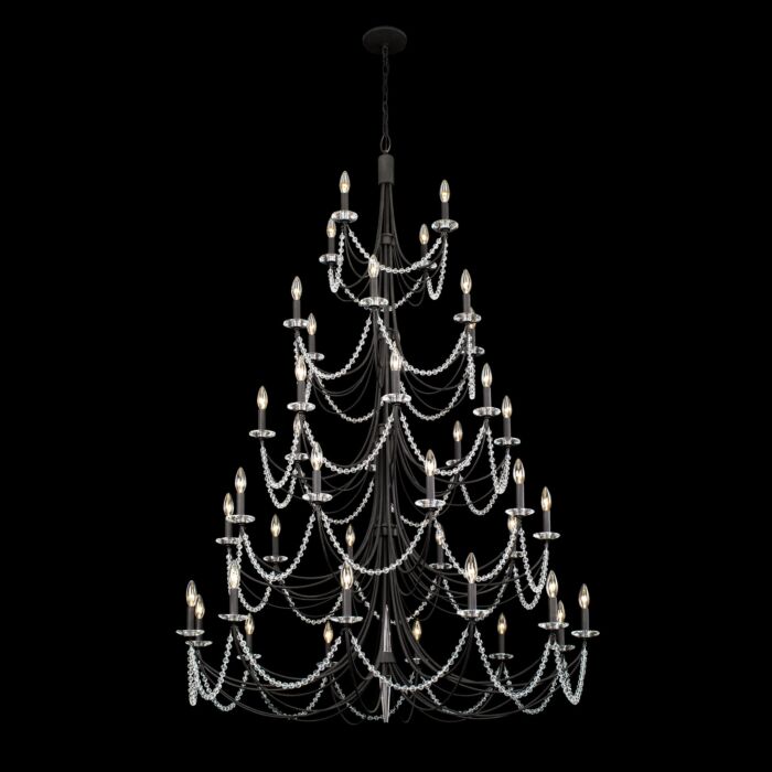 Brentwood 40-Light Chandelier in Carbon