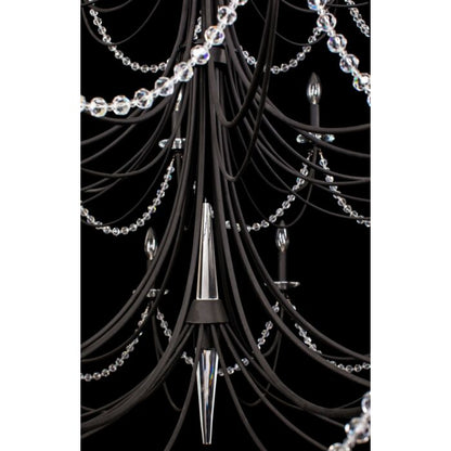 Brentwood 40-Light Chandelier in Carbon