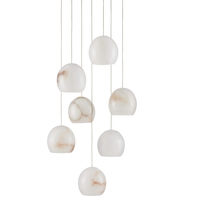 Lazio 7-Light Pendant in White