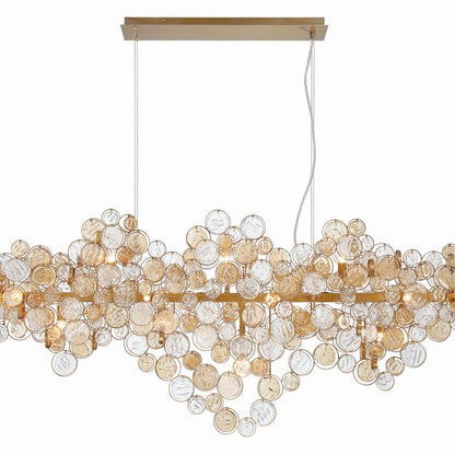 Eurofase Trento 15-Light Chandelier in Gold