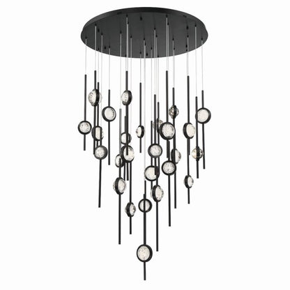 Barletta 26-Light LED Chandelier in Black