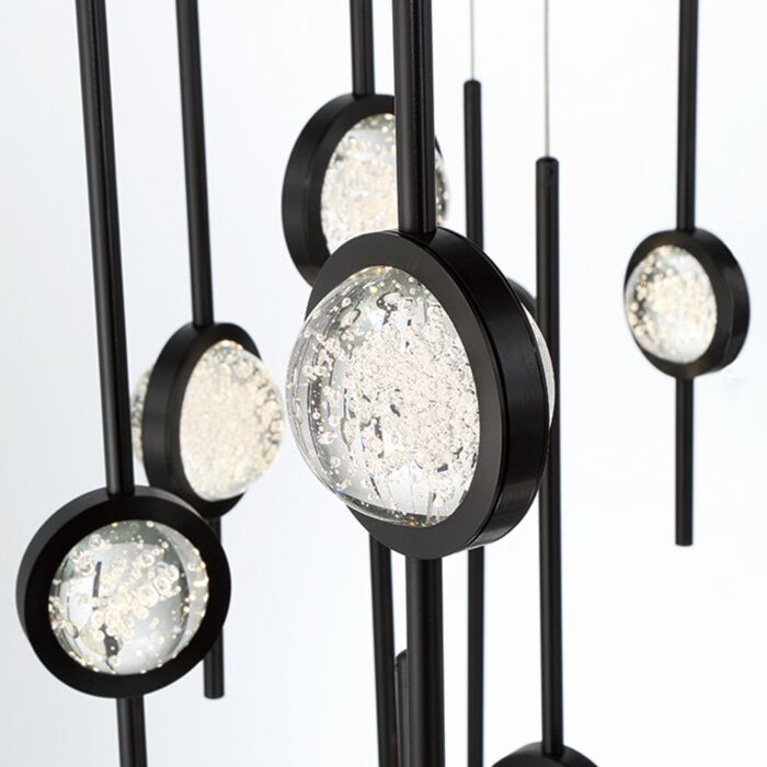 Barletta 26-Light LED Chandelier in Black