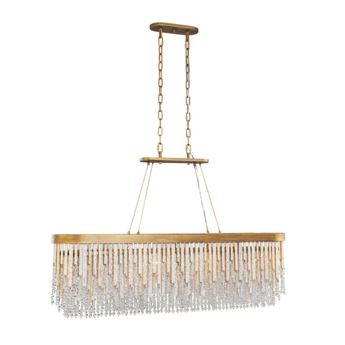 Lafayette 6-Light Linear Pendant in Havana Gold