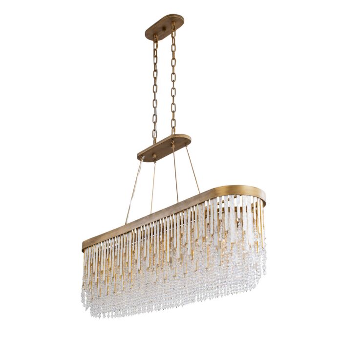 Lafayette 6-Light Linear Pendant in Havana Gold