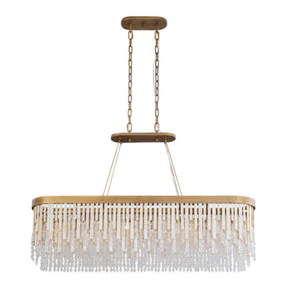 Lafayette 6-Light Linear Pendant in Havana Gold