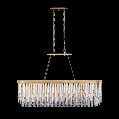 Lafayette 6-Light Linear Pendant in Havana Gold