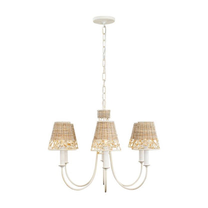 Cayman 6-Light Chandelier in Country White