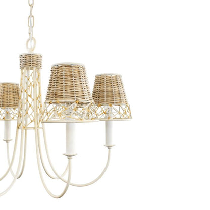 Cayman 6-Light Chandelier in Country White