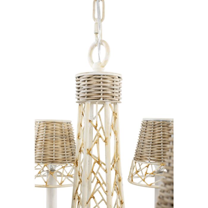 Cayman 6-Light Chandelier in Country White