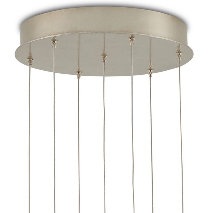 Alsop 7-Light Pendant in Brown with Black with Natural