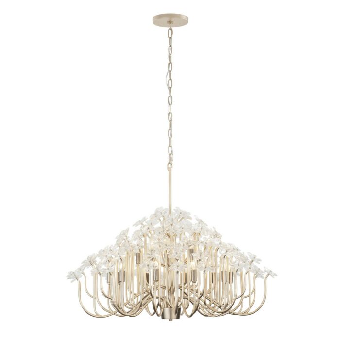 Wildflower 15-Light Chandelier in Gold Dust with Artifact