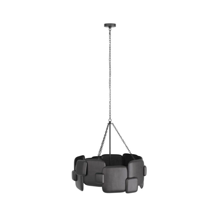 Waylon 6-Light Chandelier in Blackened Iron