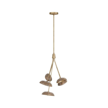 Viper 5-Light Chandelier in Vintage Brass