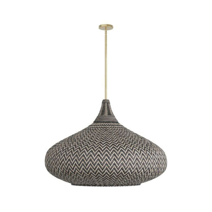 Tulum 1-Light Pendant in Black