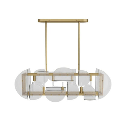 Tilley 7-Light Chandelier in Antique Brass