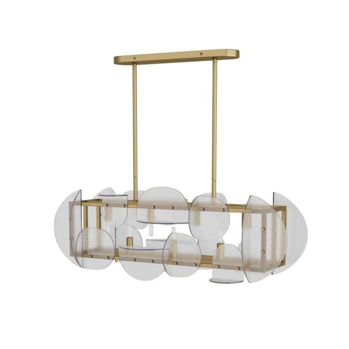 Tilley 7-Light Chandelier in Antique Brass