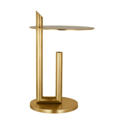 Fielle 1-Light LED Table Lamp in Natural Brass