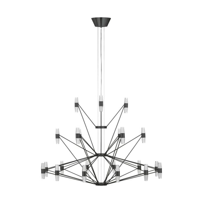 Lassell 42-Light LED Chandelier in Dark Bronze