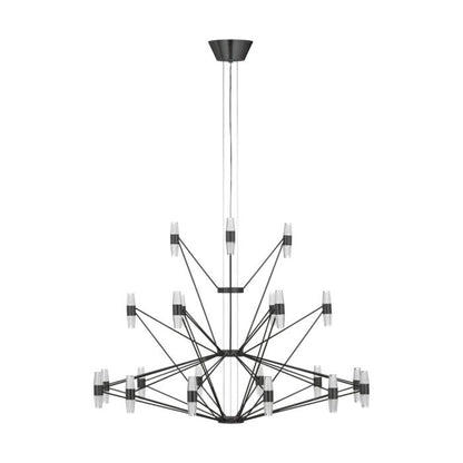 Lassell 42-Light LED Chandelier in Dark Bronze