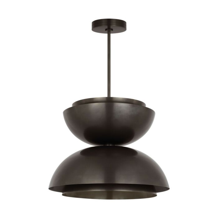 Shanti 2-Light LED Pendant in Dark Bronze