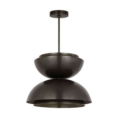 Shanti 2-Light LED Pendant in Dark Bronze