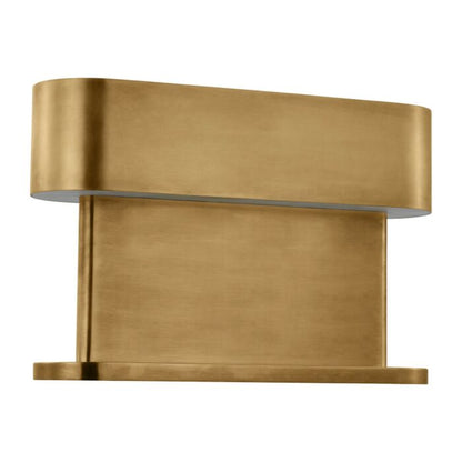 Wyllis 1-Light LED Table Lamp in Natural Brass