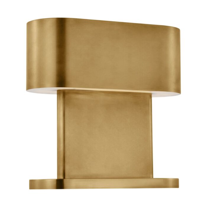 Wyllis 1-Light LED Table Lamp in Natural Brass